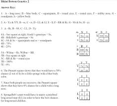 Bikini Bottom Genetics Answer Key Oark Library